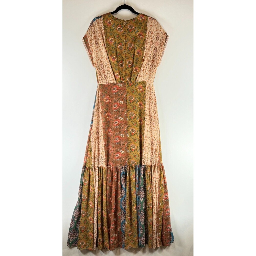 Sachin + Babi Multicolor Patchwork Maxi Dress - image 3